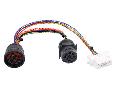 J1939 9P Male to 9P Female and OBD2 16P Y Cable (I) 