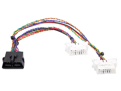 OBD2 16P Male to Two 16p Female Y Cable (I)