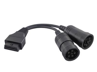 OBD2 Female to J1939-6-9pin Cable (II) 