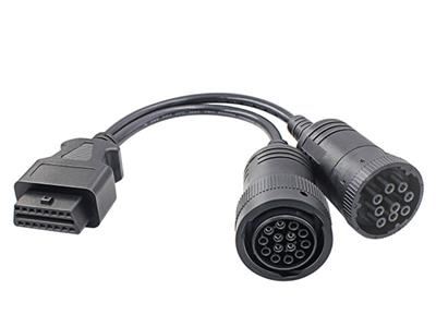 OBD2 Female to CAT-9-14-pin Cable