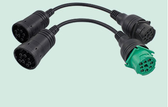 Heavy Truck Diagnostic Scanner Cable & Adapter